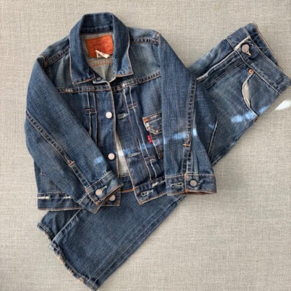 Boys 4T Levis Jean Jacket and Denim Bundle - Picture 1 of 7